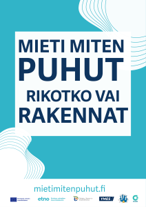 Mieti, miten puhut! - Juliste